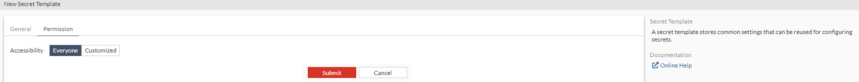 Creating secret templates | FortiPAM 1.5.0 | Fortinet Document Library