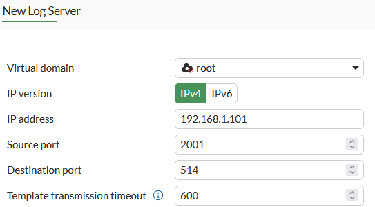 Hardware logging servers | FortiGate / FortiOS 7.6.1 | Fortinet ...
