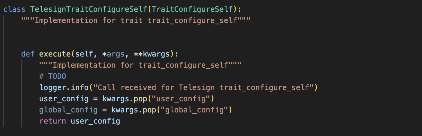 Implementation file - Class responsible to perform self-configuration