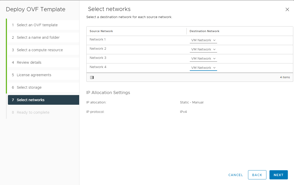 Deploying the OVF file FortiAnalyzer Private Cloud 7.4.0