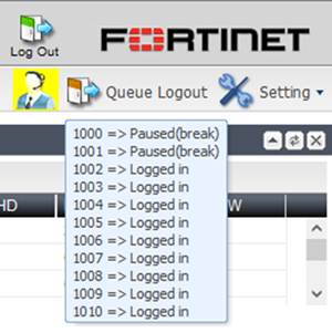 Checking the queue status | FortiVoice 7.2.0 | Fortinet Document Library