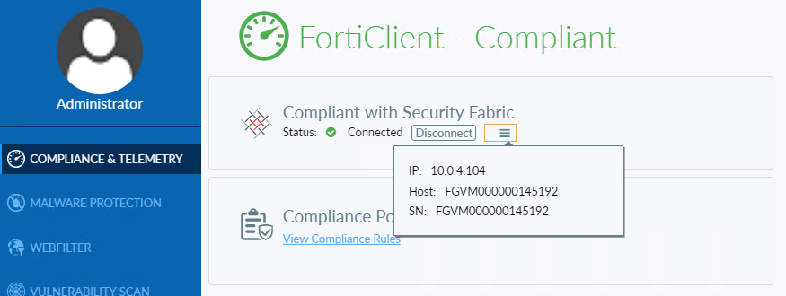 Administration Guide Forticlient 600 Fortinet Documentation Library