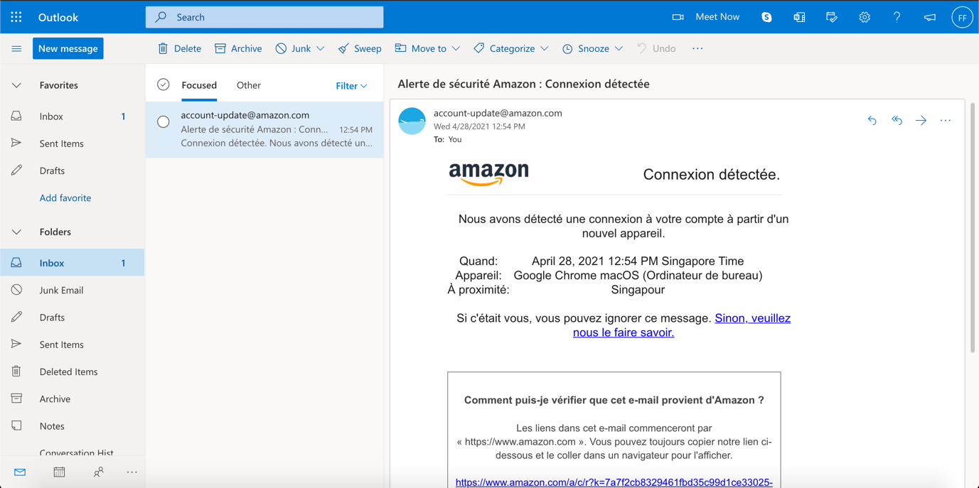 Adding alert buttons in Outlook | FortiPhish 24.4.0 | Fortinet Document ...