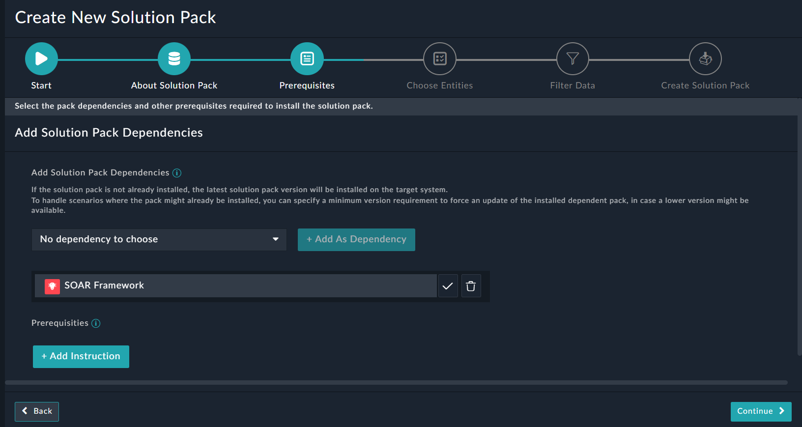 SP Building Wizard - Prerequisites