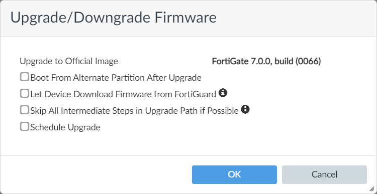 fortigate downgrade firmware fortigate downgrade firmware
