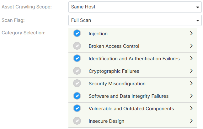 Coverage | FortiDAST 24.1.0 | Fortinet Document Library