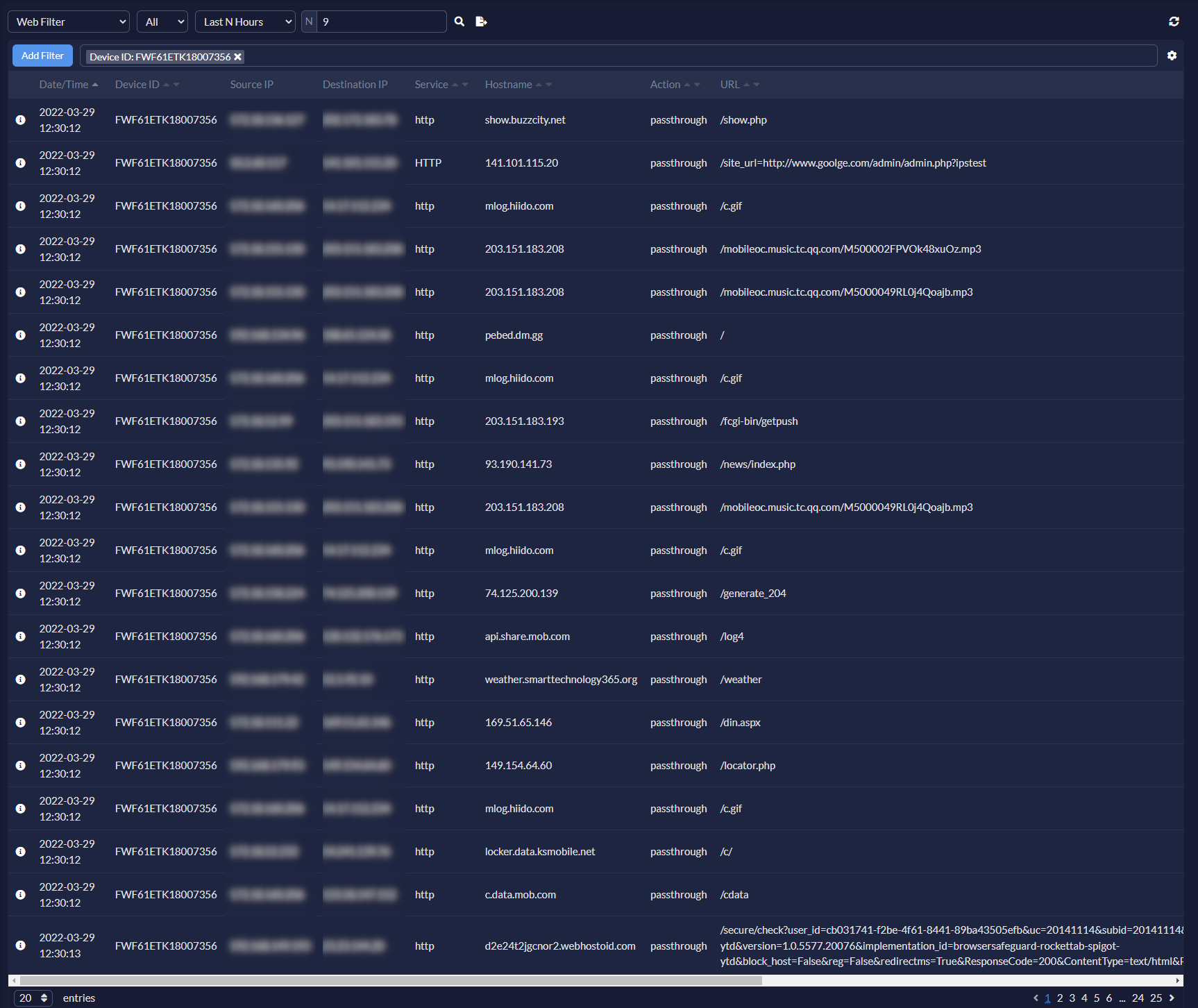 Web Filter | FortiPortal 7.4.0 | Fortinet Document Library