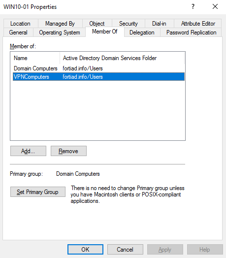 Security group | FortiClient 7.2.11 | Fortinet Document Library