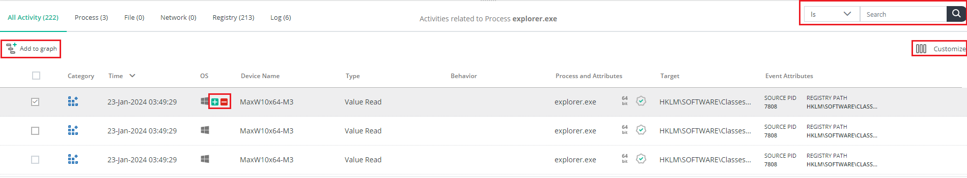 Investigation View | FortiEDR/XDR 7.0.0 | Fortinet Document Library