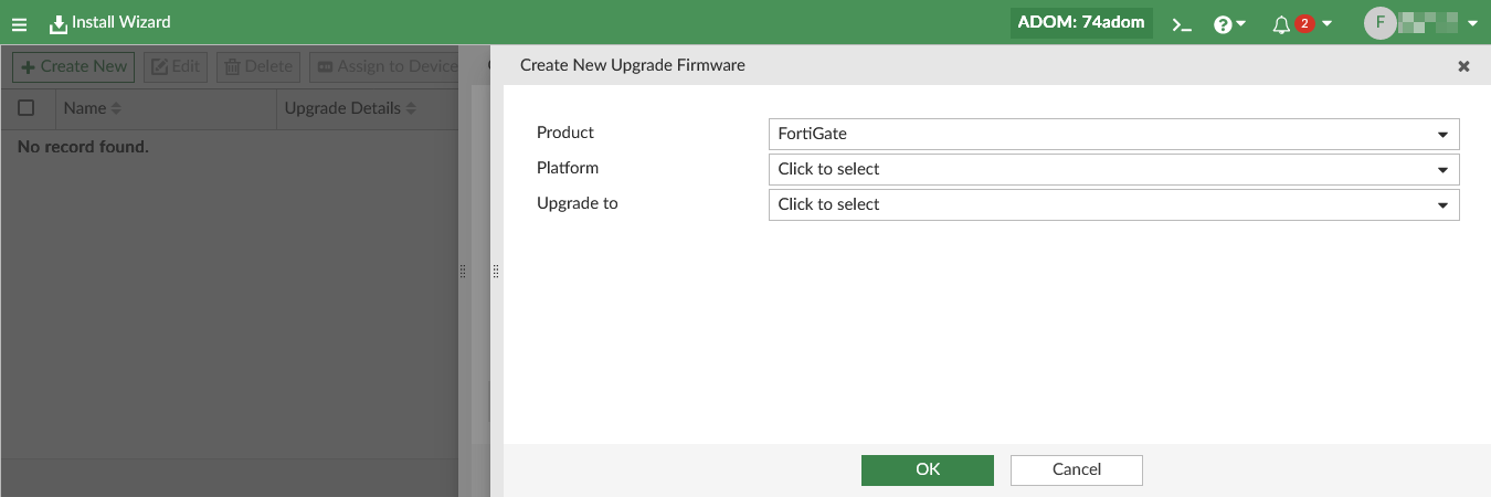 Creating firmware templates | FortiManager 7.4.6 | Fortinet Document ...