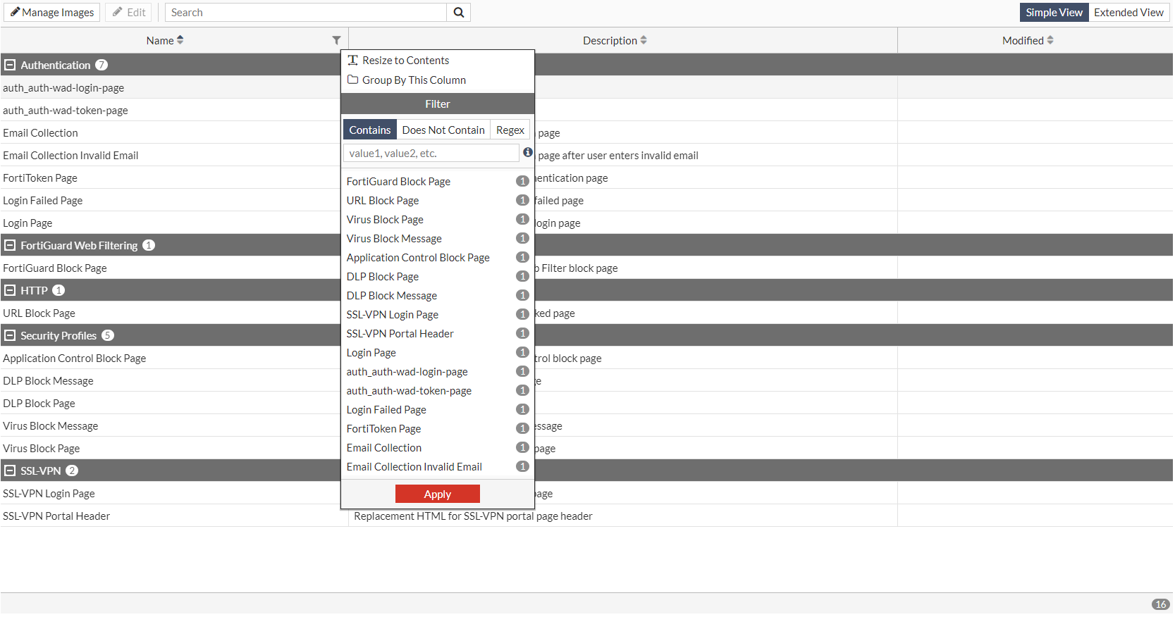 Tables | FortiPAM 1.4.1 | Fortinet Document Library