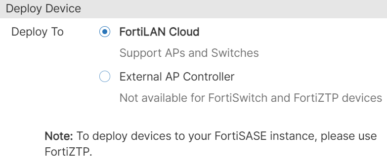 Inventory Devices | FortiLAN Cloud 24.2.0 | Fortinet Document Library