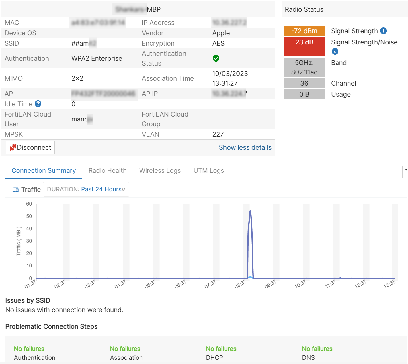 Clients | FortiLAN Cloud 24.1.0 | Fortinet Document Library