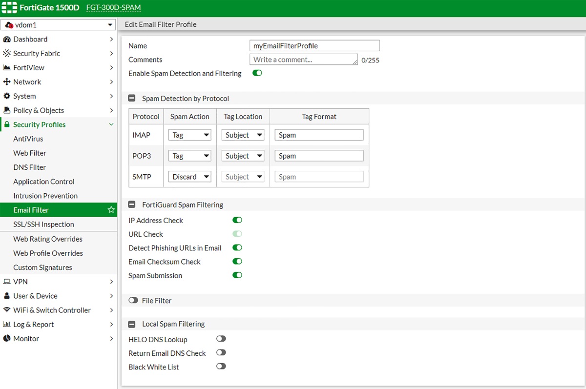 Fortigate Forward Log Filter : Fortinet Documentation Library – DOEURY