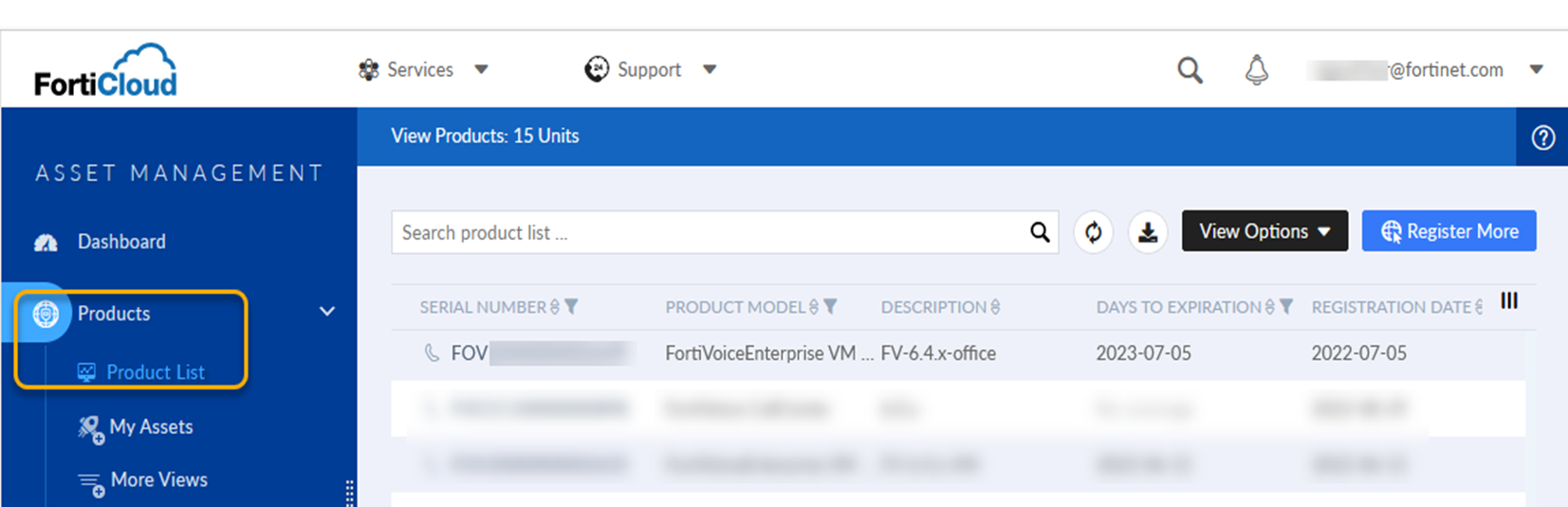 Viewing the dashboard | FortiVoice 7.0.0 | Fortinet Document Library