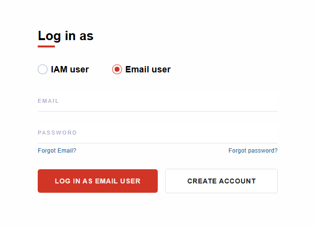 Logging into an account | FortiCloud Services 25.2.a | Fortinet ...