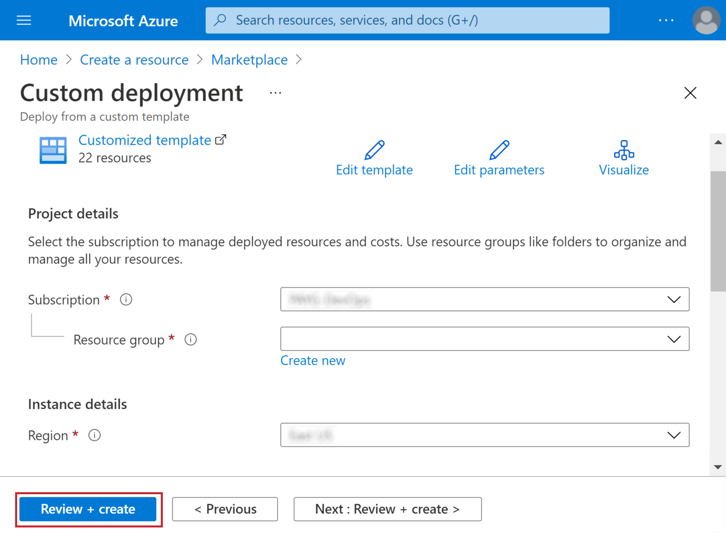 Review and update parameters