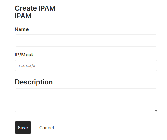 Configuring IPAM | Overlay-as-a-Service 24.4.0 | Fortinet Document Library