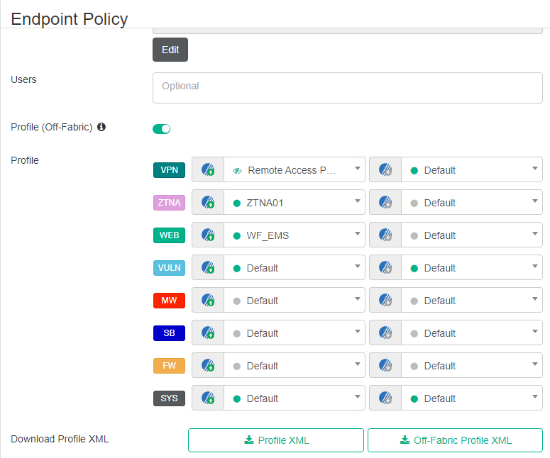 Adding an endpoint policy | FortiClient 7.2.5 | Fortinet Document Library