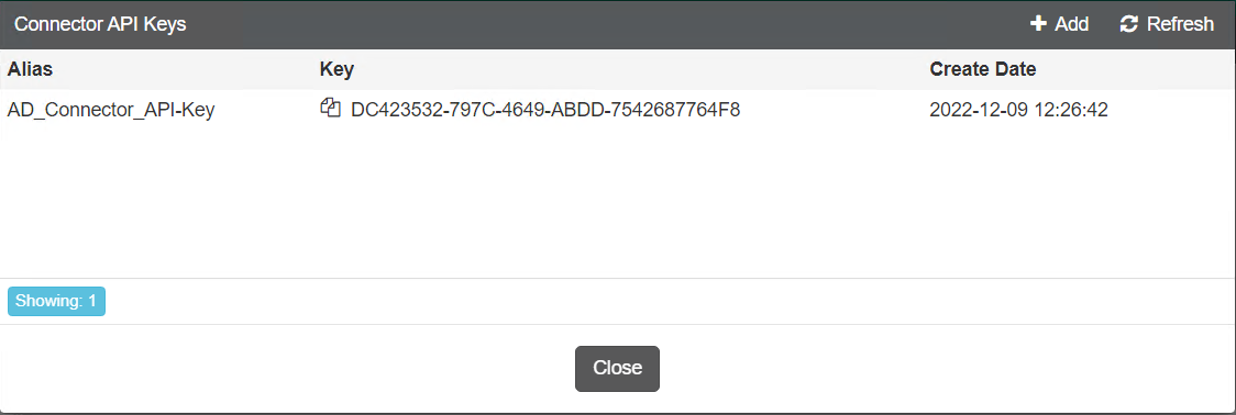Adding an API key | FortiClient 7.2.5 | Fortinet Document Library