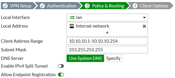 fortinet ipsec vpn monitor username