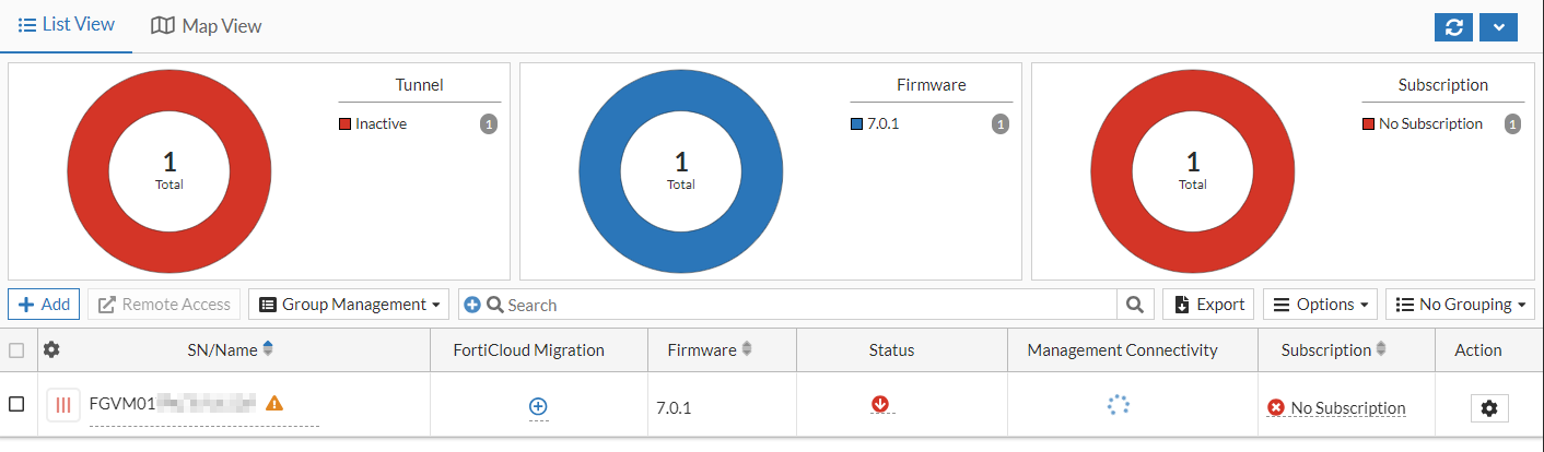 Deploying a FortiGate using the FortiCloud or FortiDeploy key ...