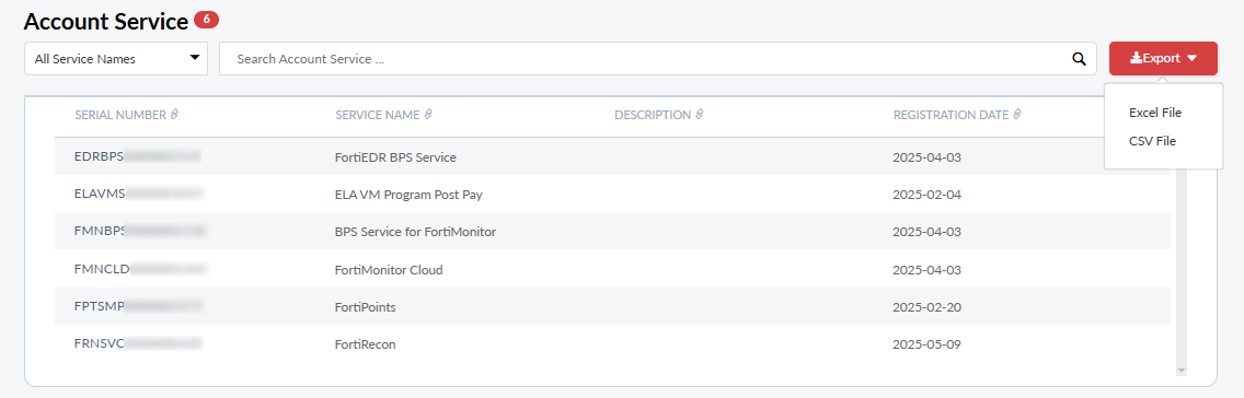 Account Services | FortiCloud Services 25.3.0 | Fortinet Document Library