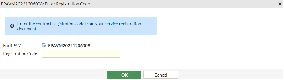 Renewing FortiPAM-VM license | FortiPAM 1.1.2 | Fortinet Document Library