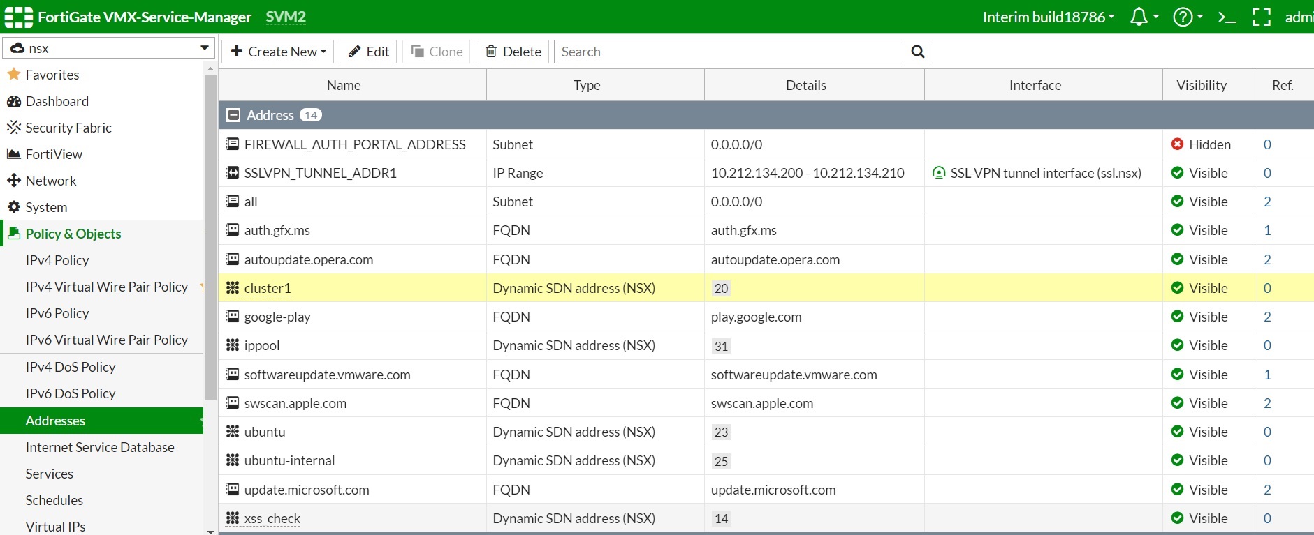 fortinet support for q in q