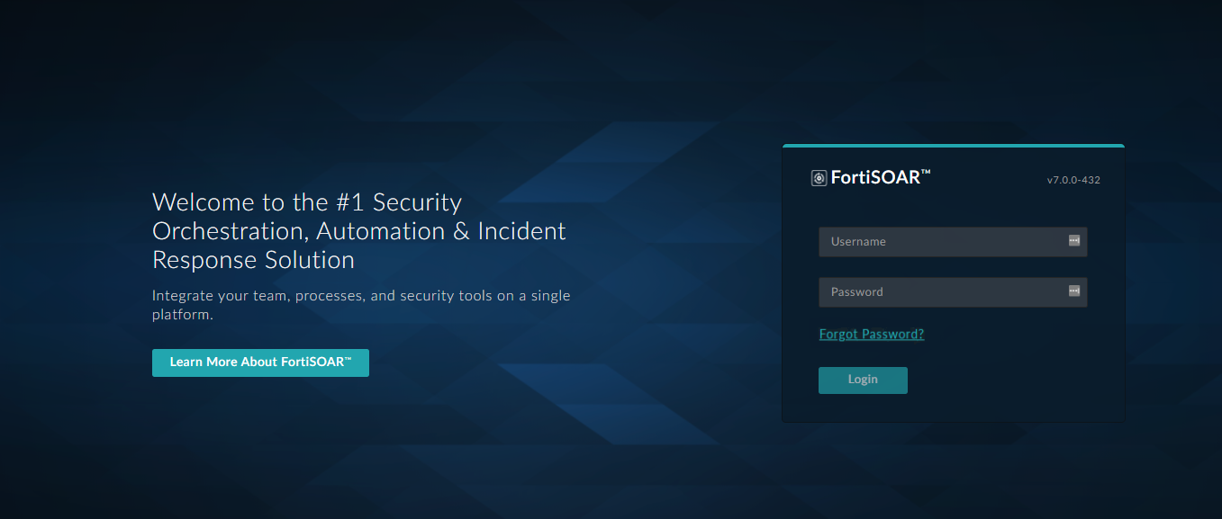 Forgot Password link