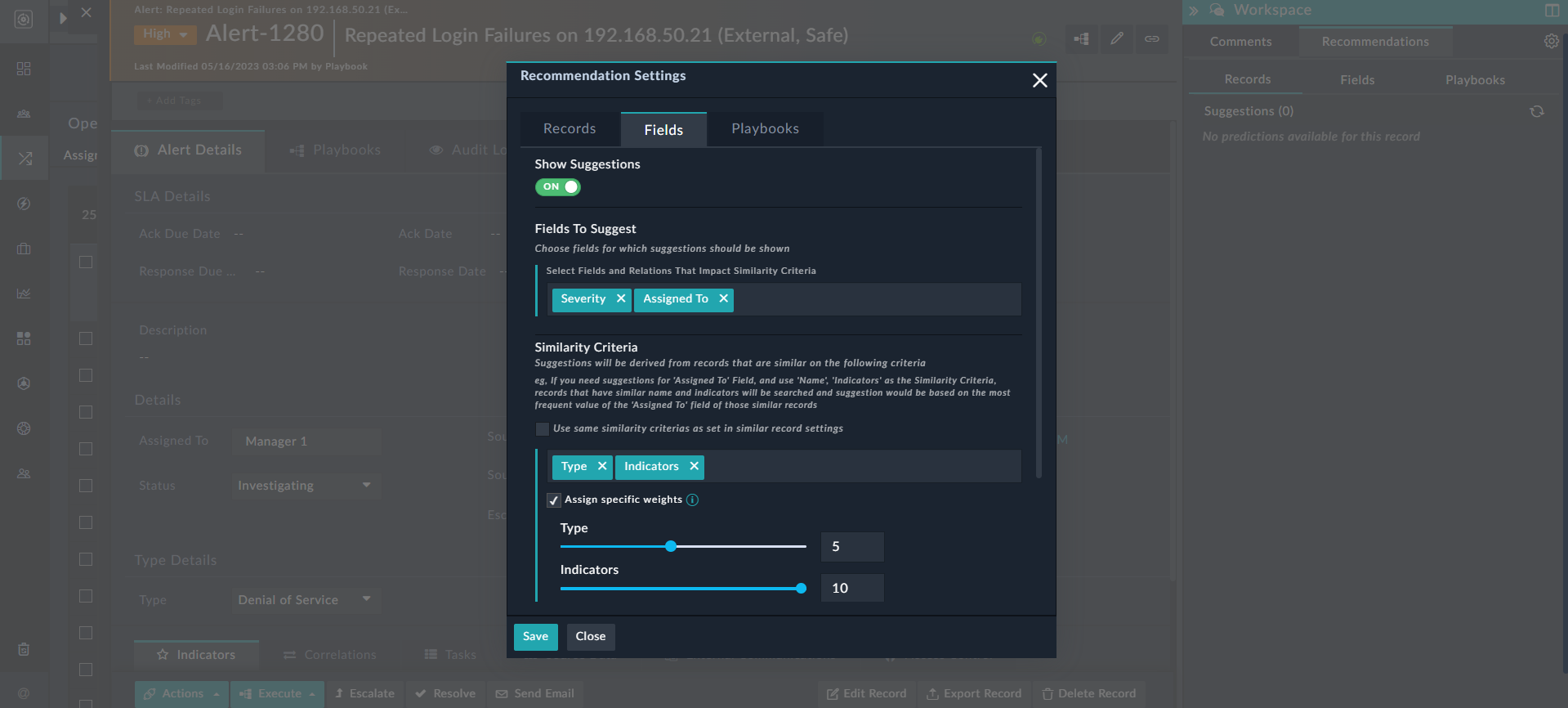 Defining the prediction criteria