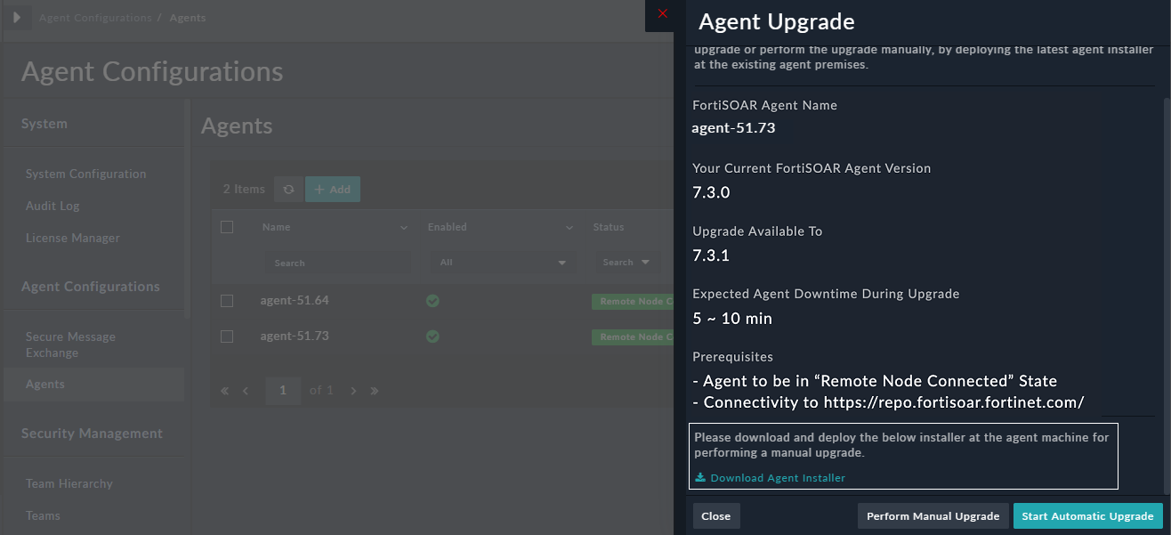 Segmented Network Support | FortiSOAR 7.5.2 | Fortinet Document Library