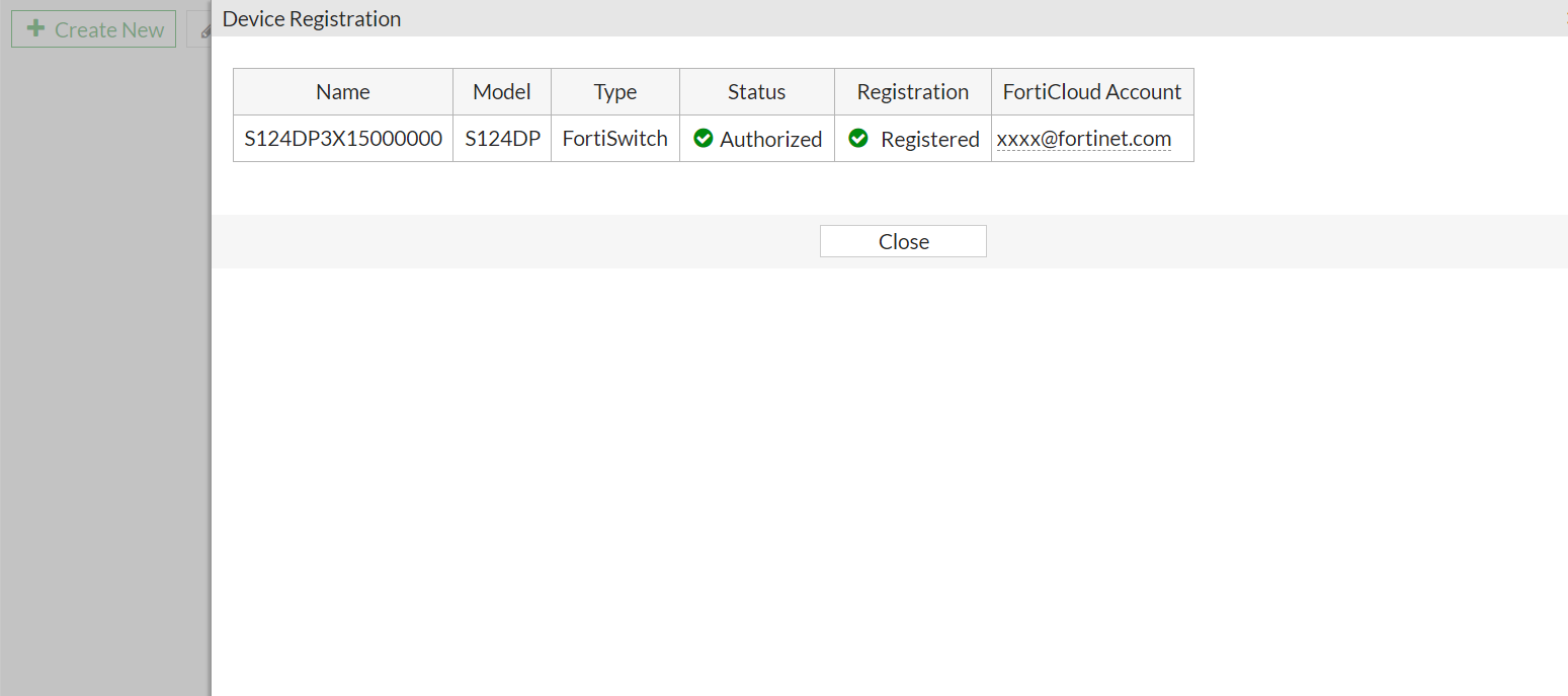 Registering FortiSwitch to FortiCloud | FortiSwitch 7.6.3 | Fortinet ...
