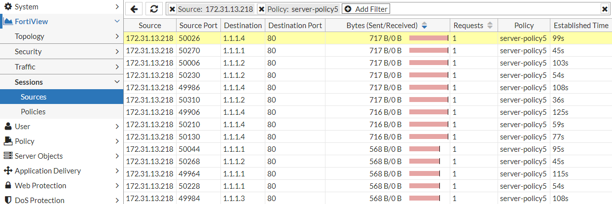 Sessions | FortiWeb 6.2.8 | Fortinet Document Library