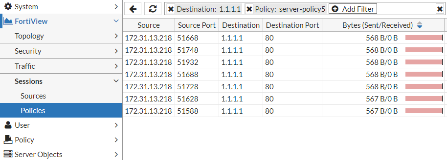 Sessions | FortiWeb 6.2.8 | Fortinet Document Library