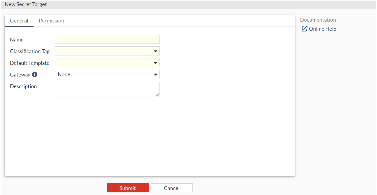 Creating a target | FortiSRA 1.4.1 | Fortinet Document Library
