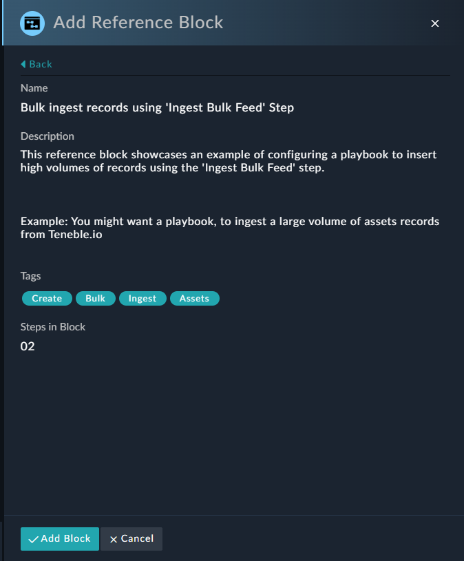 Ref Step In Triggers & Steps | FortiSOAR 7.5.0 | Fortinet Document Library