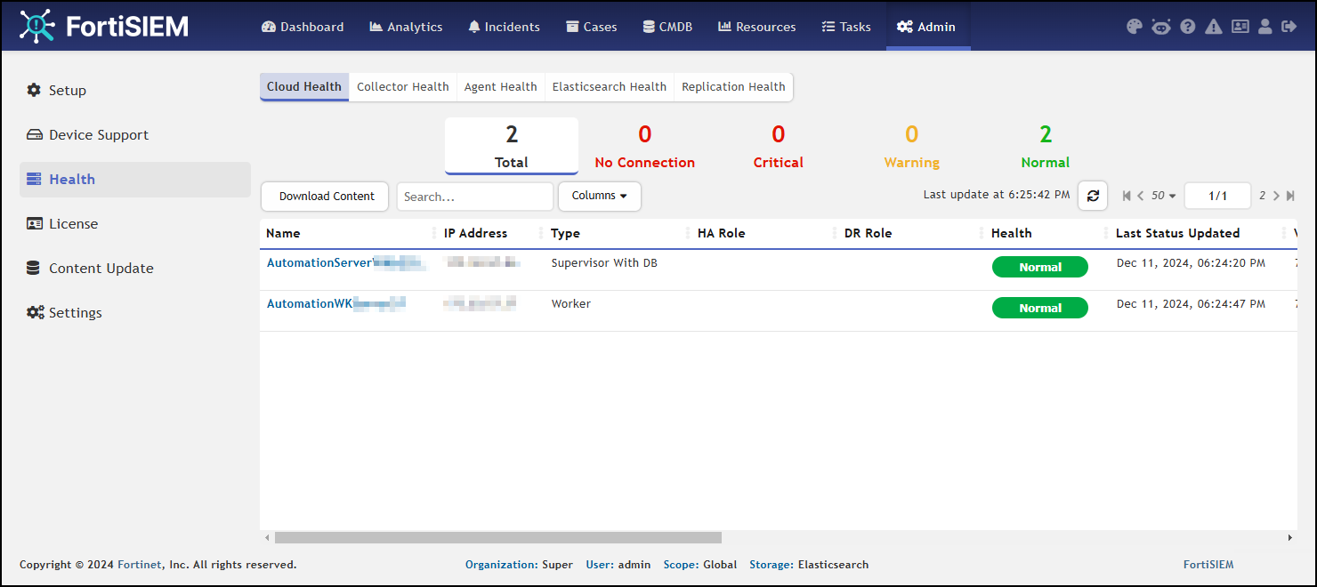 Fresh Installation | FortiSIEM 7.3.0 | Fortinet Document Library