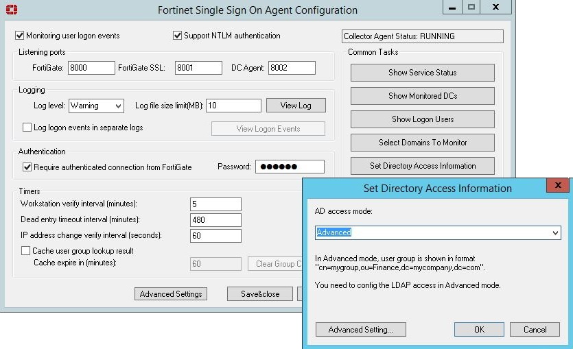 Use active directory objects directly in policies | FortiGate / FortiOS ...