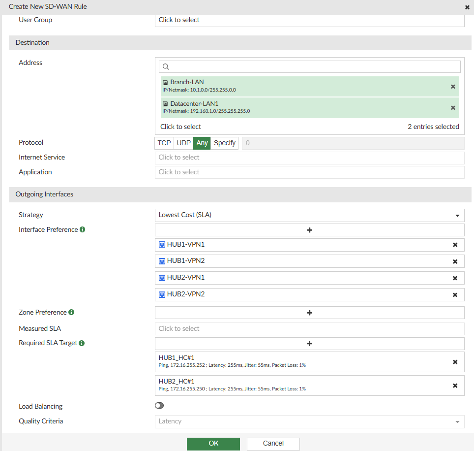 Create rule: Corporate_Traffic | FortiManager 7.6.0 | Fortinet Document ...