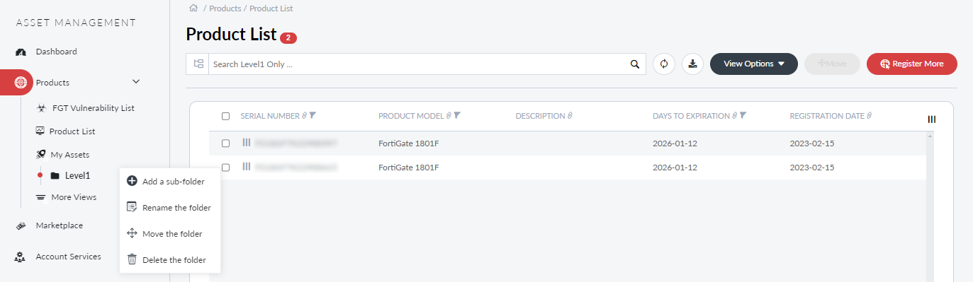 Creating custom views | FortiCloud Services 25.2.0 | Fortinet Document ...