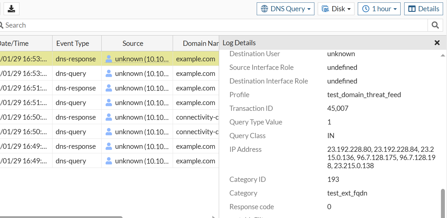 Domain name threat feed | FortiProxy 7.4.7 | Fortinet Document Library