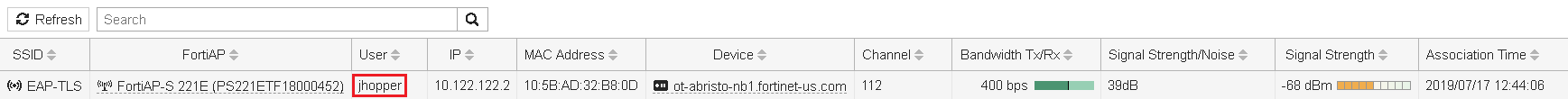 Results | FortiAuthenticator 6.6.0 | Fortinet Document Library