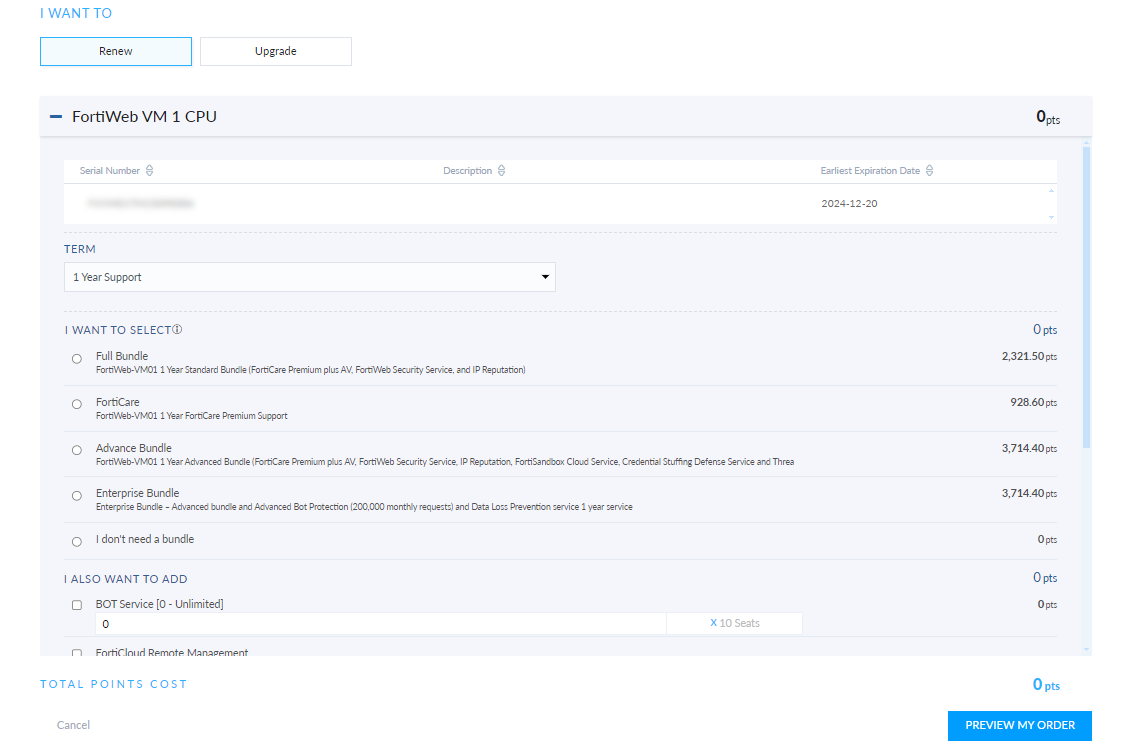 FortiWeb | FortiCloud Services 24.3.0 | Fortinet Document Library