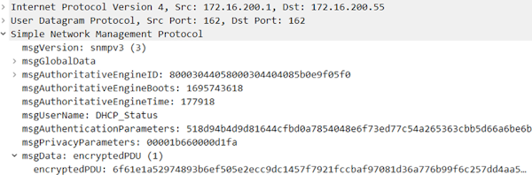 Packet Capture Fortigate SNMP examples | FortiGate / FortiOS 7.2.10 | Fortinet Document Library