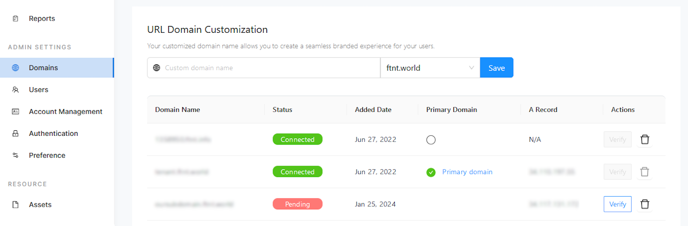 URL domain customization (Premium level service) | Security Awareness ...