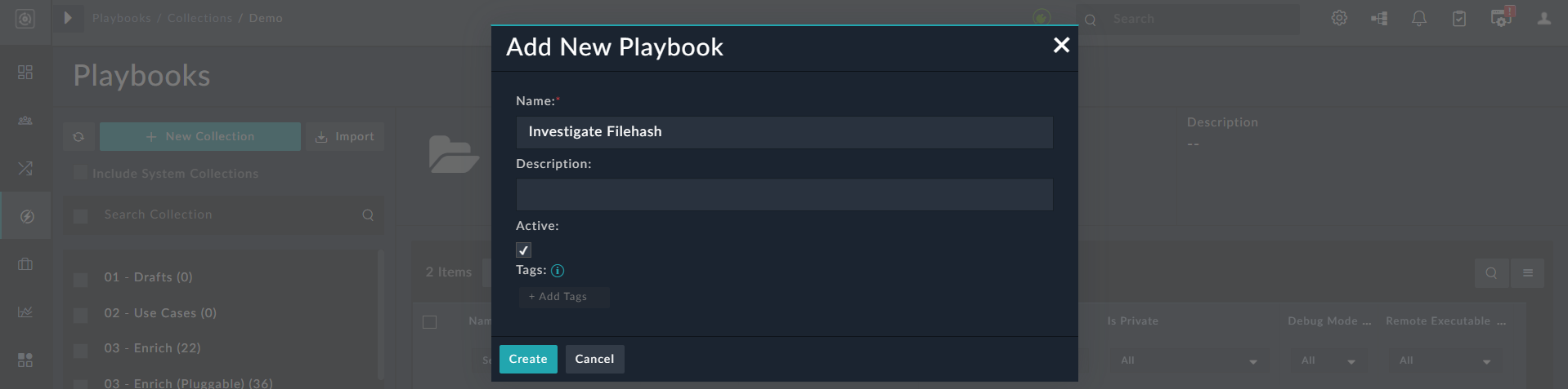 Adding a new Playbook