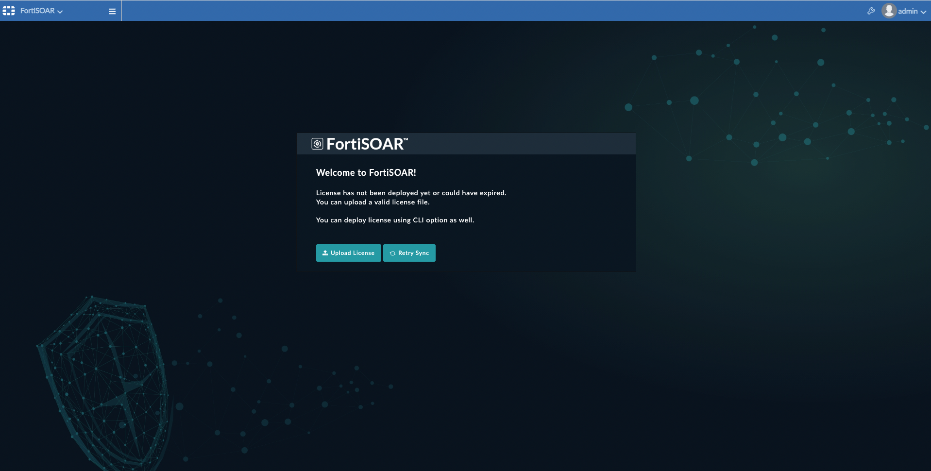 License activation failure while provisioning