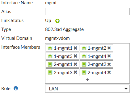 Setting up management connections | FortiGate-7000 7.0.12
