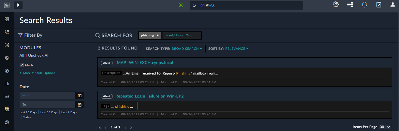 Search for 'login failure'